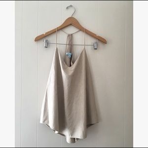 Suede tank